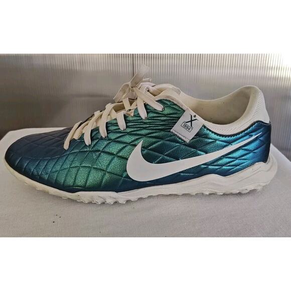 Nike Tiempo Legend 10 Shoes Sz Soccer Academy TF Emerald